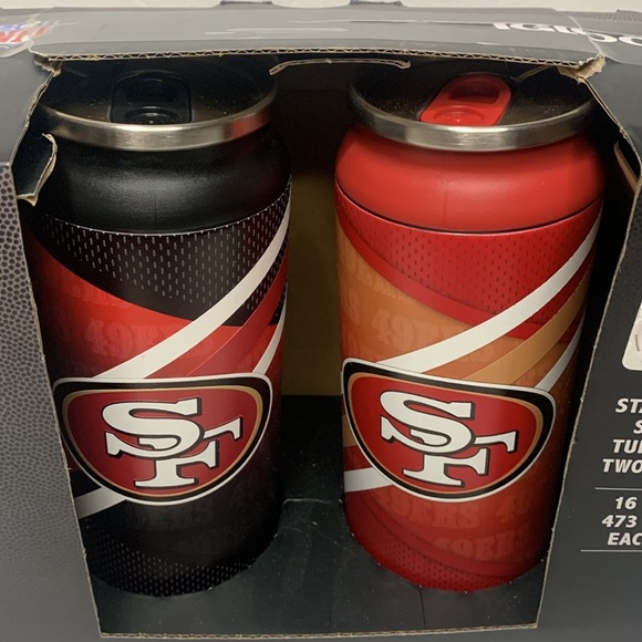 NFL San Francisco 49ers 16 oz Insulated Igloo Tumbler Set New - Picture 8 of 12